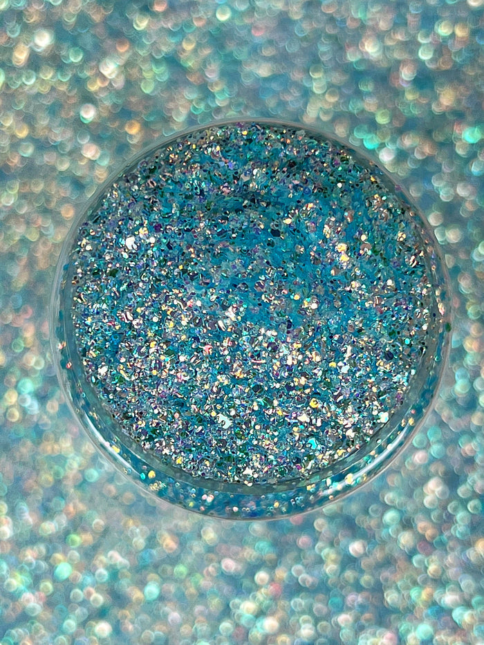 “Tidekissed Scales Blue SCHMedium”- FROSTED Glitter Collection SCHMedium