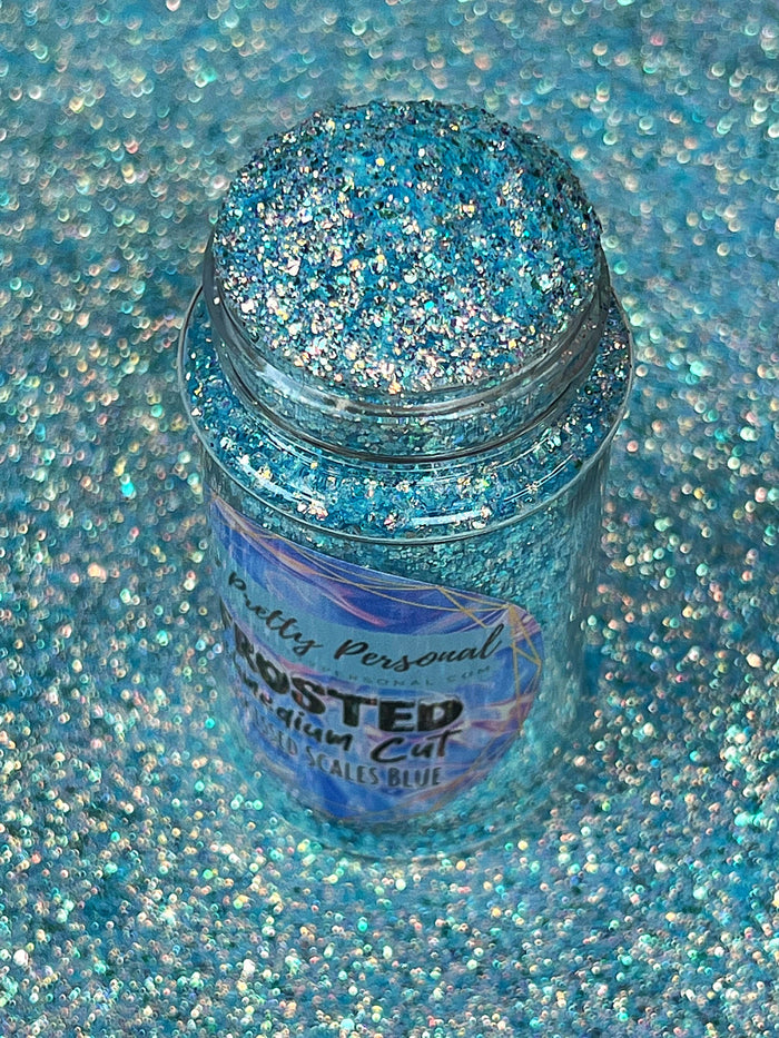 “Tidekissed Scales Blue SCHMedium”- FROSTED Glitter Collection SCHMedium