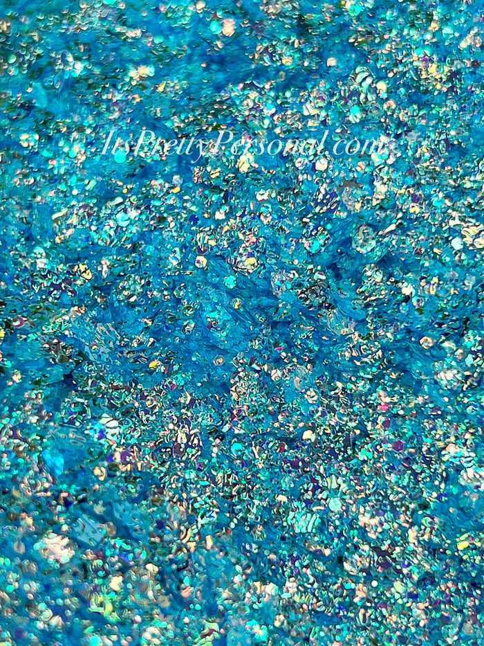 “Tidekissed Scales Blue XL”- FROSTED Glitter Collection