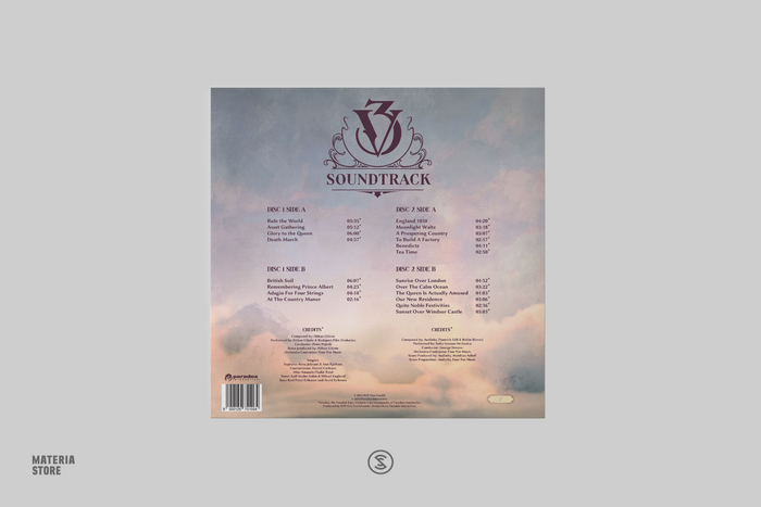 Victoria 3 (Original Soundtrack) - Håkan Glänte and Audinity (2xLP Vinyl Record) - Red