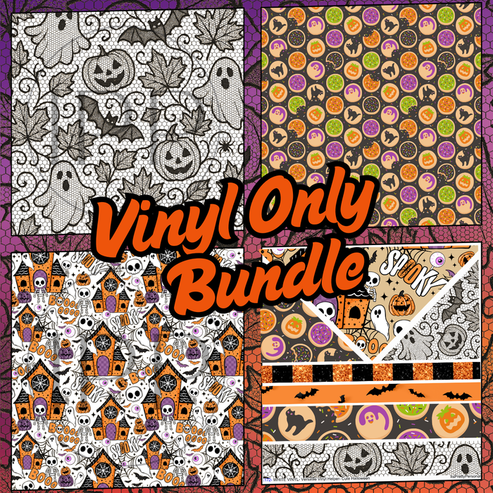 🚨VINYL ONLY BUNDLE- Haunted House Drop- 4 Vinyl Sheets total-  Launching 9/18/2026