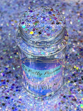 “Violet Void XL” - Platinum Pastels Collection- Extreme Sparkle Purple XL