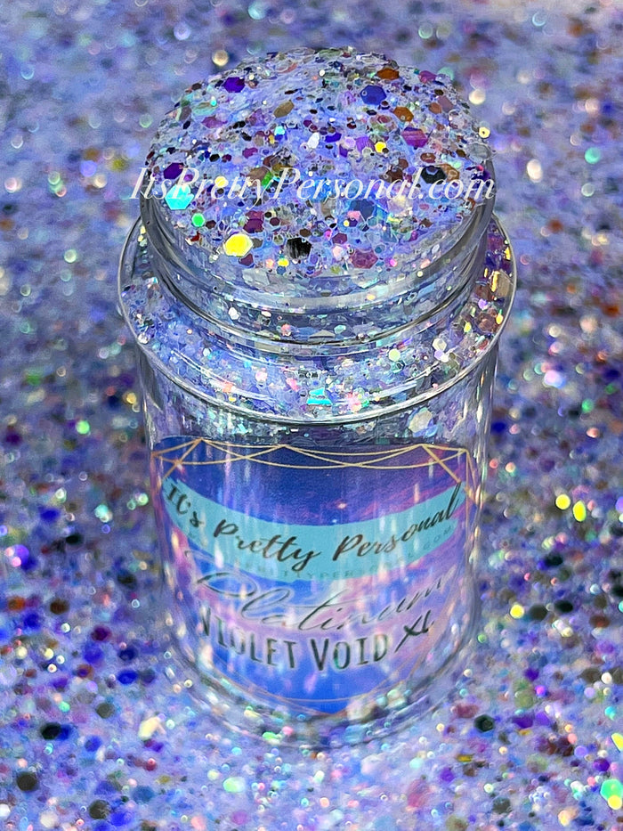 “Violet Void XL” - Platinum Pastels Collection- Extreme Sparkle Purple XL