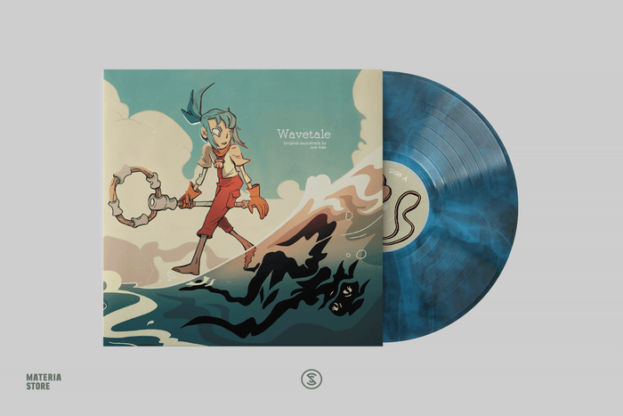 Wavetale (Original Game Soundtrack) - Joel Bille (1xLP Vinyl Record) - Deep Ocean Blue