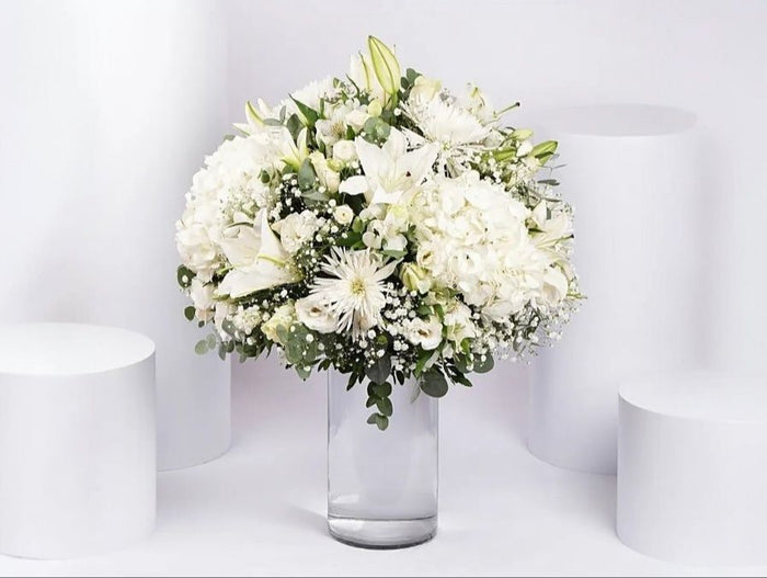 White house vase